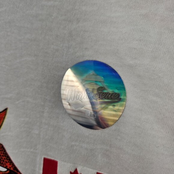 MLB 1992 Toronto Blue Jays World Series Champions T-Shirt Mens XL VTG White Tee - Picture 12 of 15